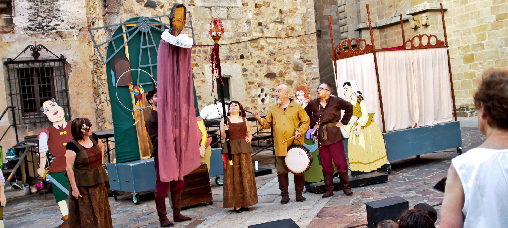 One of the performances at the Cáceres classical theatre festival One of the performances at the Cáceres classical theatre festival