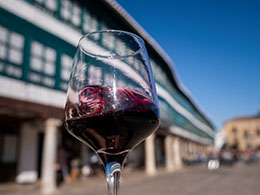 Glass of wine in Almagro, Castile-La Mancha Glass of wine in Almagro, Castile-La Mancha