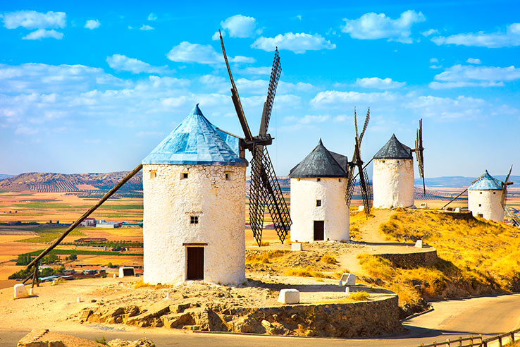 Windmills in Consuegra Windmills in Consuegra