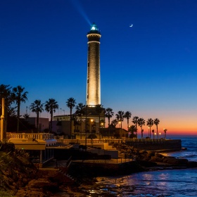 Chipiona lighthouse in Cadiz, Andalusia
