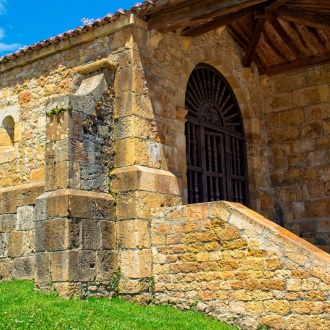 Chapelle Santa Cruz. Cangas de Onís. Asturies.