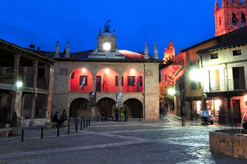 Plaza Mayor di Ayllón (Segovia, Castiglia e León)