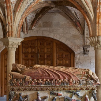 Grobowiec San Pedro de Osma. Katedra w El Burgo de Osma. Osma. Soria