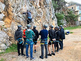 マヨルカでクライミング マヨルカでクライミング