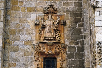 Деталь кафедрального собора Мондоньедо (Луго, Галисия).