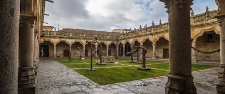 Patio of the University of Salamanca, Castile and Leon