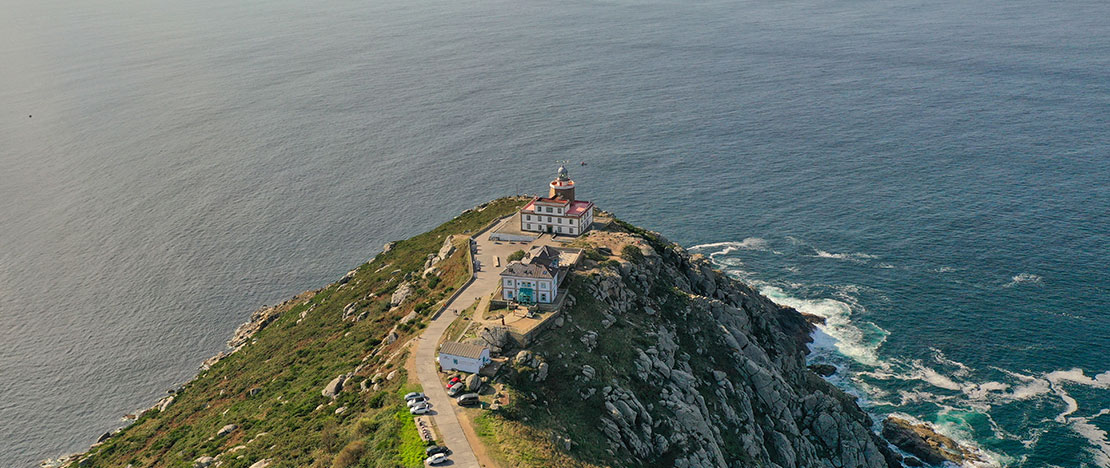 Cape Finisterre lighthouse, Galicia Cape Finisterre lighthouse, Galicia