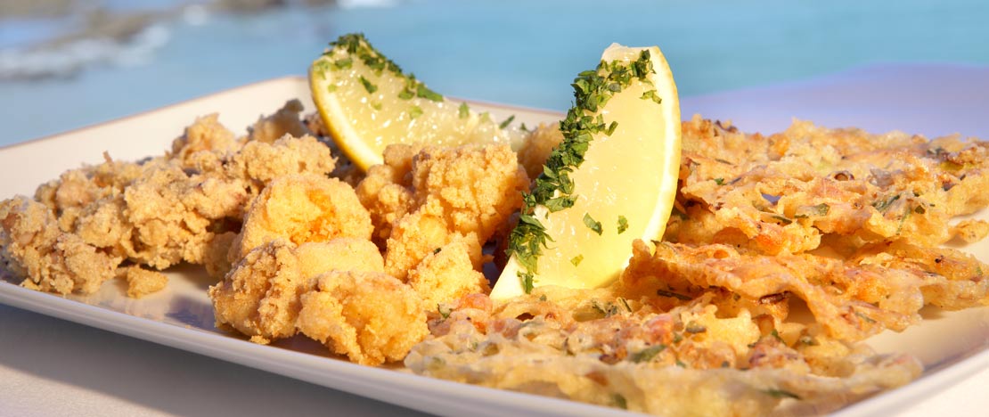 Fresh fried fish served at the Parador de Cádiz Fresh fried fish served at the Parador de Cádiz